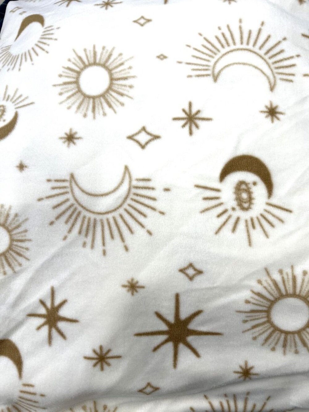 Celestial halloween Hooded Cloak: White & Gold Galaxy Fleece Cape, Cosplay LARP